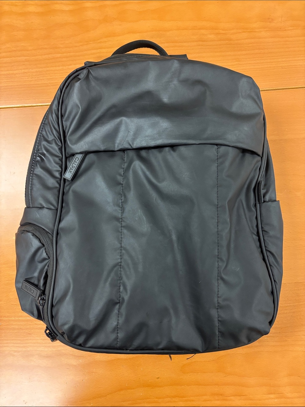 Calpak Black Quilted-Style Men’s Backpack